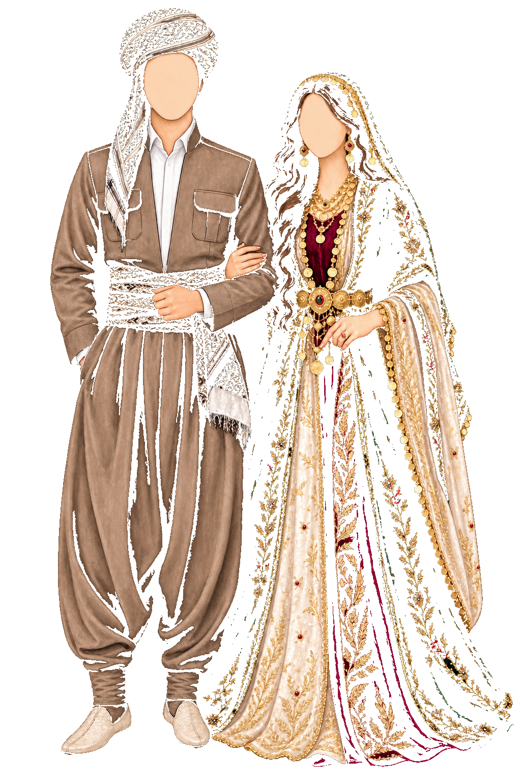 وێنەسازی جلوبەرگی کوردی